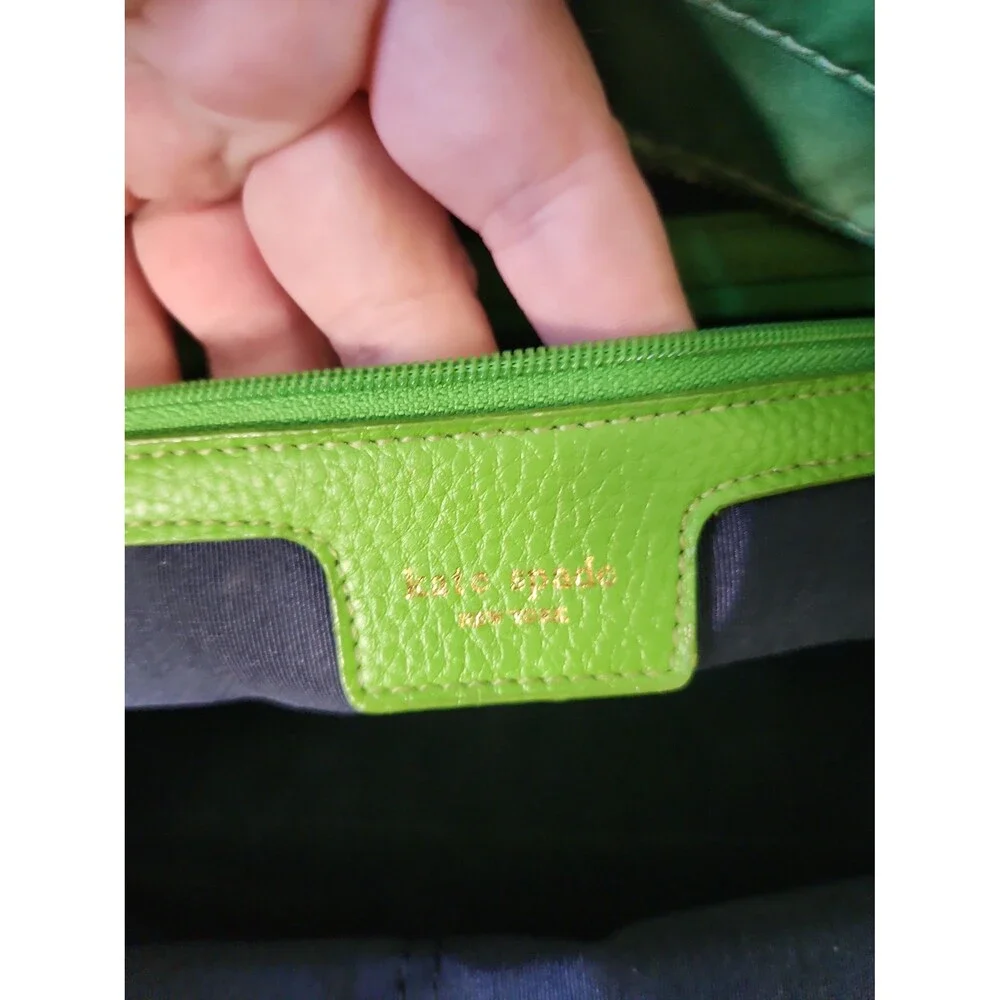 Kate Spade Green Quilted Shoulder Bag